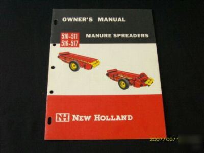 New holland 510-511 516-517 spreader operator manual