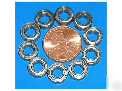 10 bearings R166 zz ball bearing 3/16
