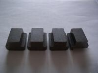 4 blank metric t- nuts for 24MM slot, semiacabecas-t