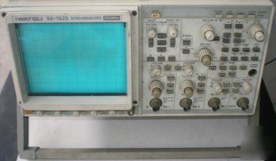 Iwatsu ss-7625 250MHZ 4CHANEL synchroscope oscilloscope