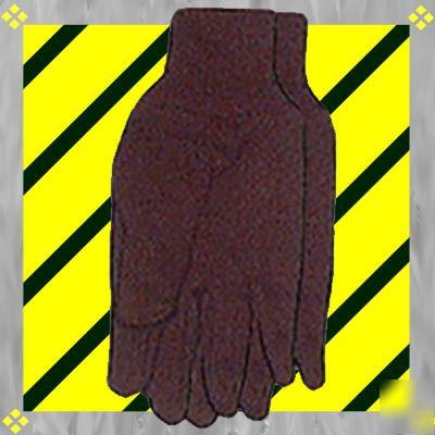 New free ship 6P brown jersey work glove to go outside