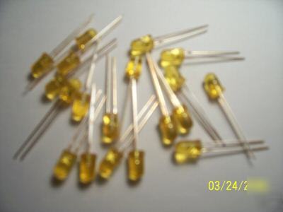 10PK yellow leds (5MM) experimentors value pack