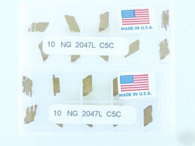 20 top notch ng 2047L grooving carbide inserts usa I020