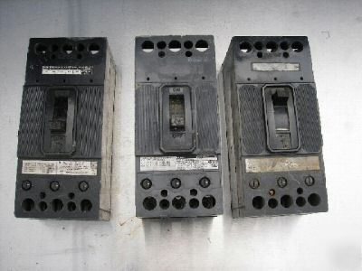 3 gould ite FJ3-B225 225 amp circuit breakers 3 pole 