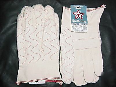 3 pair heat resistant hotmill cotton/rayon work gloves