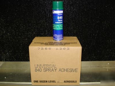 Aerosol spray adhesive case (12 cans)