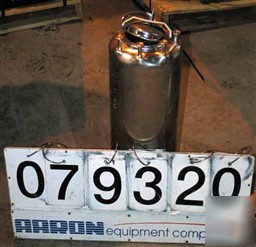 Used: alloy products stainless steel pressure tank, 8 g