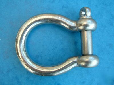 New brand 4MM stainless steel 316 bow shackles