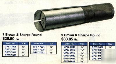 New pba / crawford brown & sharpe collet #7 size collet 