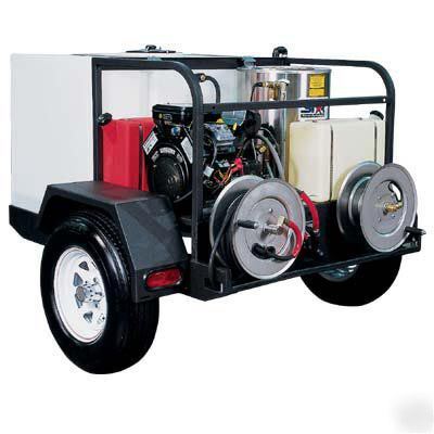 Pressure washer 4 gpm - 4,000 psi 16 hp trailer mounted