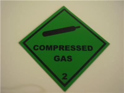 Magnetic compresses gas sign / sticker / 120MMX120MM