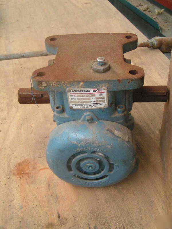 Morse borg warner double gear reducer 25 1750 rpm