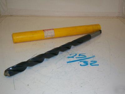 New in tube guhring taper shank drill 25/32'' #2MT