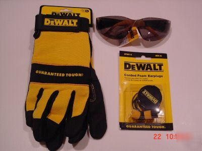 New work glove gift set, glasses, earplugs, 
