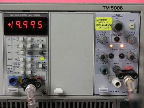 Tektronix DM501A digital multimeter p/i. 4 1/2 digit.