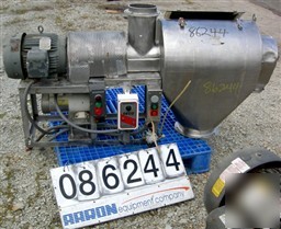 Used: kason centri-sifter, stainless steel. 1.5 hp auge