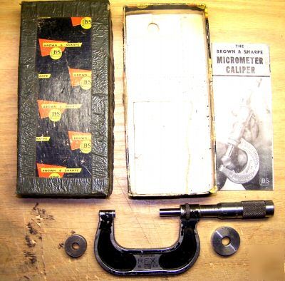Rex or brown & sharpe~vintage micrometer~good condition