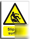 Slippery surface sign-semi rigid-200X250MM(wa-101-re)