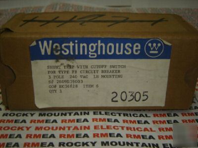 Westinghouse remote shunt trip 2609D39G03 240 vac 