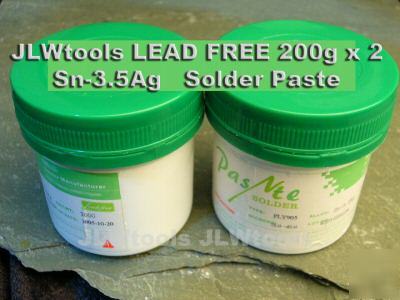 2 x 200G solder paste for pcb smd lead pb free