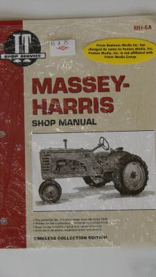 New i&t tractor shop manual for massey harris model 16 