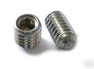 Stainless steel set screw cup point 1/4-20 x 1/4