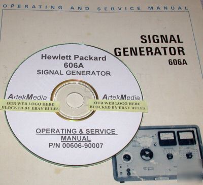 Hp 606A ops & service manual