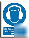 Ear protection sign-adh.vinyl-200X250MM(ma-023-ae)
