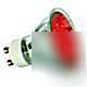 GU10 red 20 led lamps replaces halogen spot light bulb