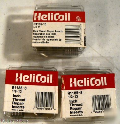 New 15 helicoil R1185-8 & 10 inch thread inserts 