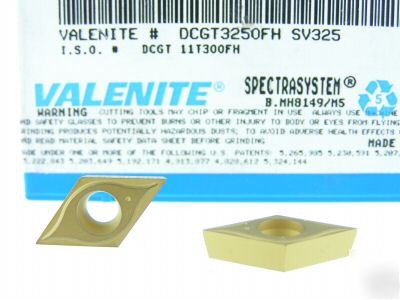 New 50 valenite dcgt 32.50FH SV325 carbide inserts K441