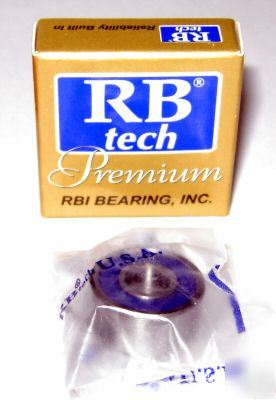 1602-1RS premium grade ball bearings, 1/4