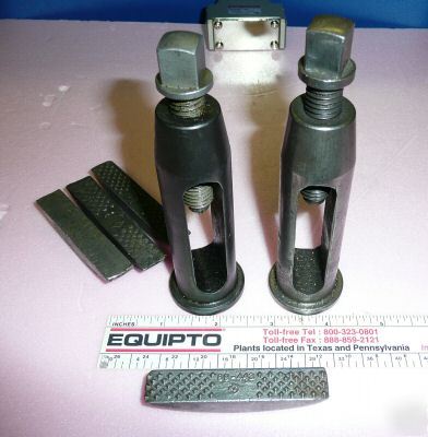 2) lathe tool post holders & wedges for 1/2