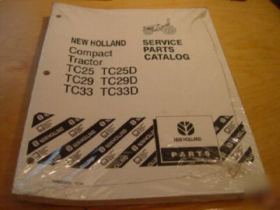 New holland TC25 TC25D TC29 TC29D TC33D parts manual