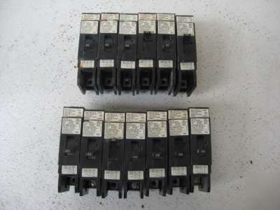 Siemens 1-pole unit 20-amp. circuit breaker lot of 13