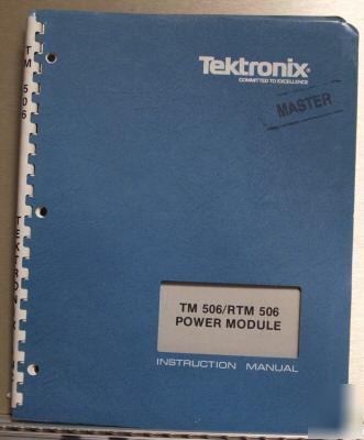 Tek TM506 tm-506 original service / operating manual
