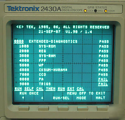 Tektronix 2430A 2 channel 150 mhz digital oscilloscope