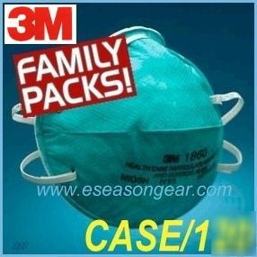 3M 1860/1860S N95 respirator surgical mask, case/120