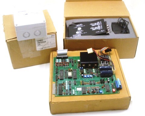 4 security system electronic power and data components