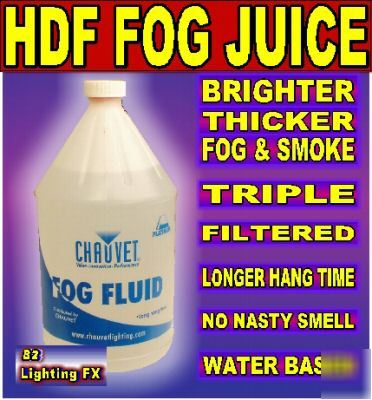 New hdf gal fog fluid juice - fogger smoke liquid thick 