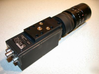 Sony industrial video camera xc-77 ccd w/ fuji lens