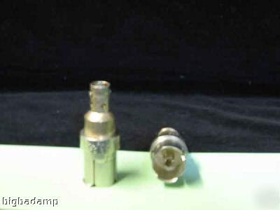 Two (2) general radio GR874 to bnc female adapter 