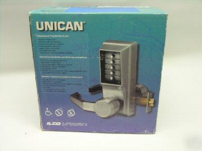 Unican mechanical pushbutton lock LL102C-26D-41 ha-1