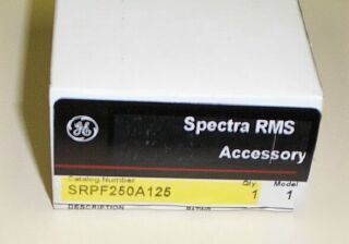 Ge spectra circuit breaker rating plug SRPF250A125