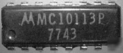 25 MC10113P (mc 10113P), 2-input xor, exclusive or, ecl