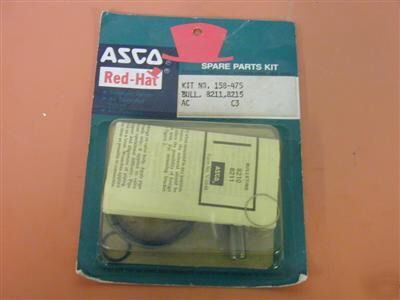 Asco redhat spare parts 158-475 bulletin # 8211 8215