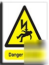 Danger of death sign-adh.vinyl-200X250MM(wa-044-ae)