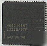 Ic, mpu N80C196NT 16 bit 5V 20MHZ ext 68 plcc