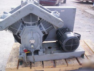 Ingersoll rand 15 hp piston type vacuum pump