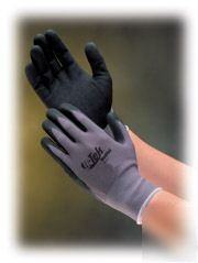 Nitrile foam coated nylon work glove, small, lot of 3